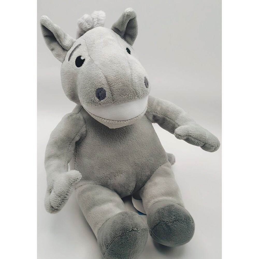 Salesforce Max Mule Mulesoft Donkey Gray Grey Plush Embroidered Eye No Shirt